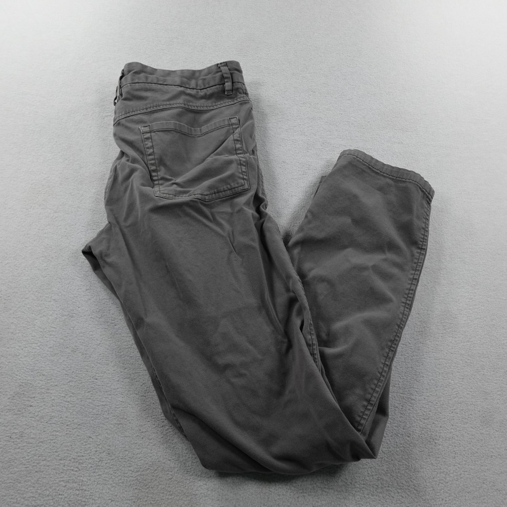 Buck Mason Vintage Canvas Pants Mens 30 Gray Stretch 5 Pocket Work Rugged Travel